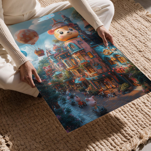 Whimsical Village Fantasy