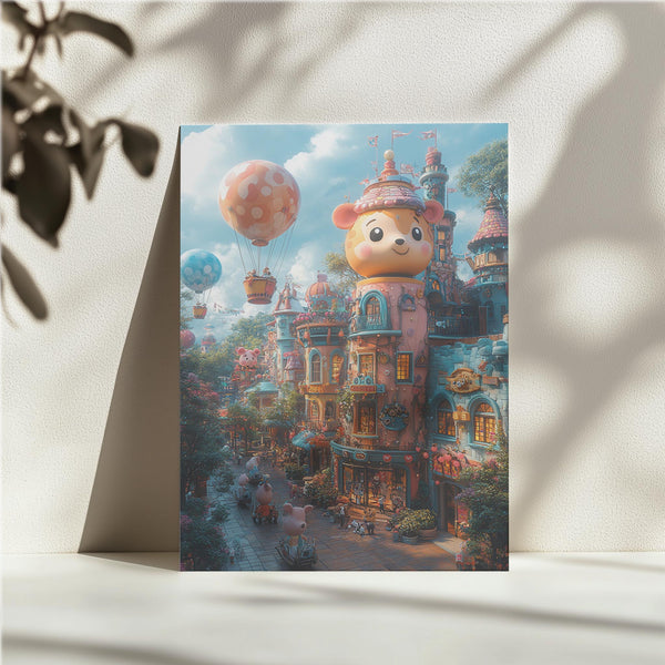 Whimsical Village Fantasy