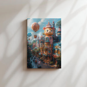 Whimsical Village Fantasy