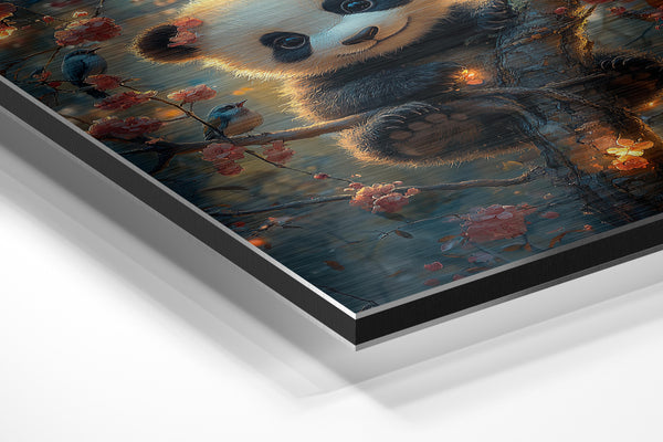 Panda in Blossom Tree