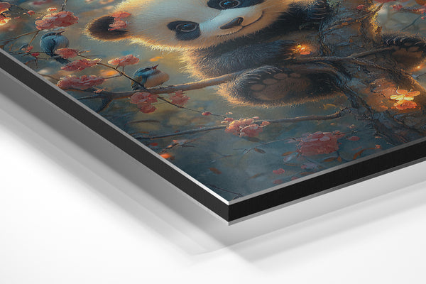 Panda in Blossom Tree