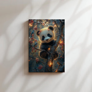 Panda in Blossom Tree