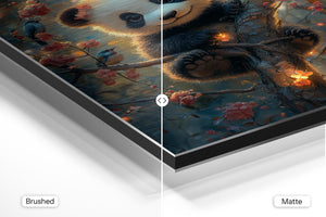 Panda in Blossom Tree