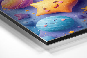 Happy Star with Planets