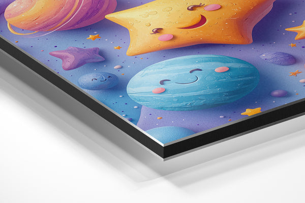 Happy Star with Planets