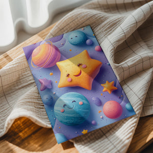 Happy Star with Planets