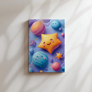 Happy Star with Planets