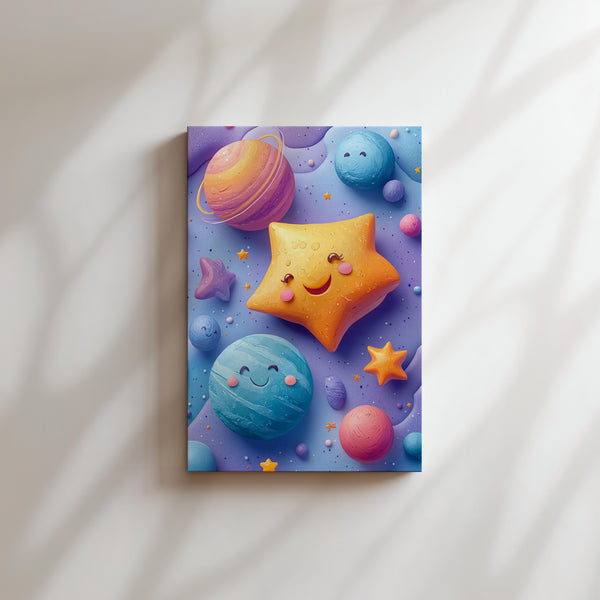 Happy Star with Planets