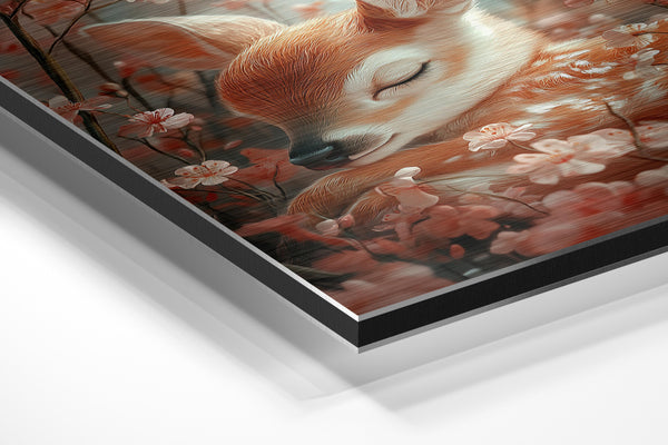 Sleeping Fawn in Blooms