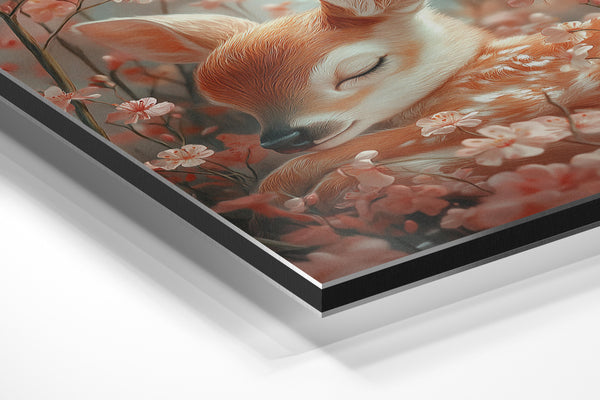 Sleeping Fawn in Blooms