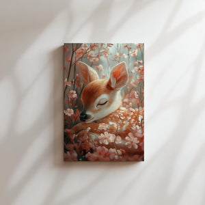 Sleeping Fawn in Blooms