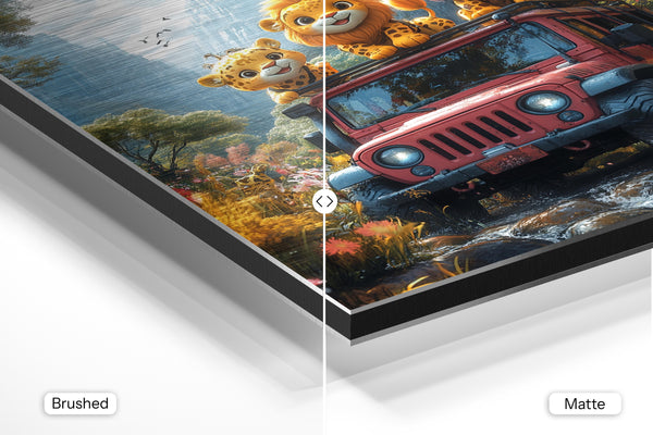 Safari Lions on Jeep