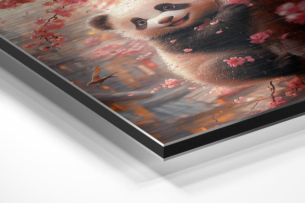 Panda with Sakura Blossoms