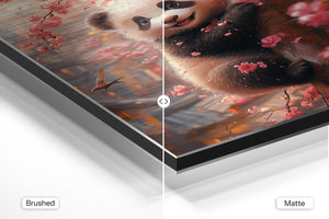 Panda with Sakura Blossoms