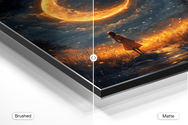 Girl and Crescent Moon