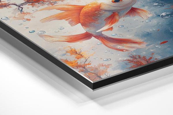 Goldfish in Dreamy Water