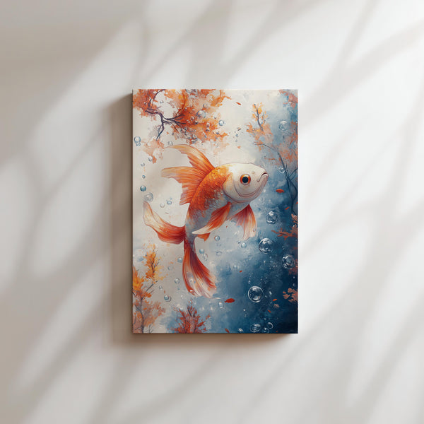 Goldfish in Dreamy Water
