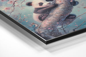 Panda in Springtime Blossoms