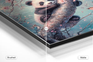 Panda in Springtime Blossoms