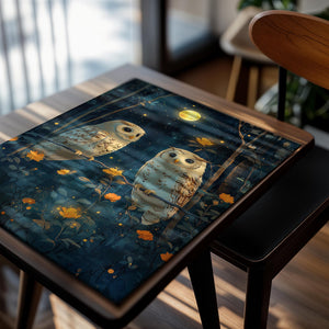 Owls Under Moonlight