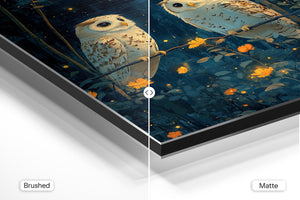 Owls Under Moonlight