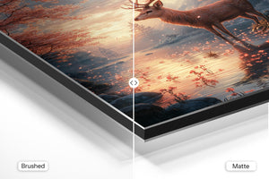 Serene Deer in Bloom