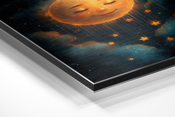 Smiling Moon and Stars