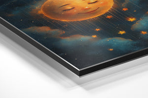 Smiling Moon and Stars