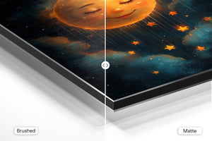 Smiling Moon and Stars