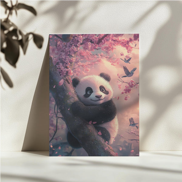Panda in Cherry Blossoms