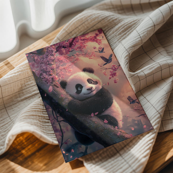 Panda in Cherry Blossoms