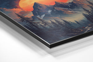 Glowing Mountain Majesty