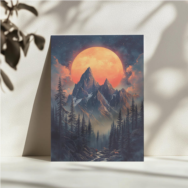 Glowing Mountain Majesty