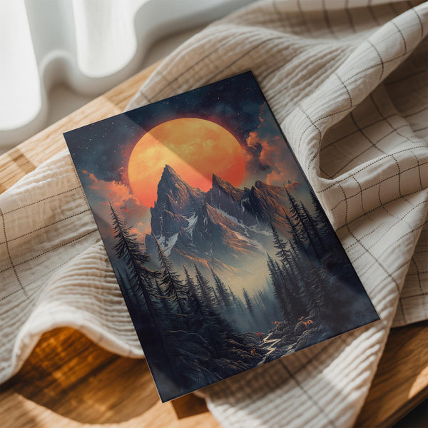 Glowing Mountain Majesty