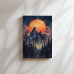 Glowing Mountain Majesty