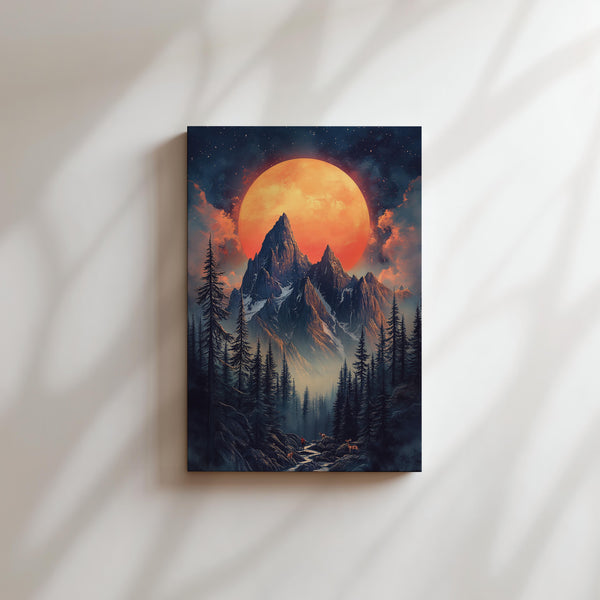 Glowing Mountain Majesty