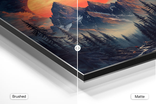 Glowing Mountain Majesty