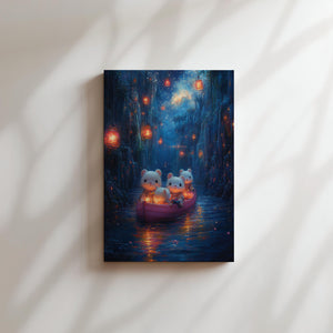 Lantern-Lit Bear Journey