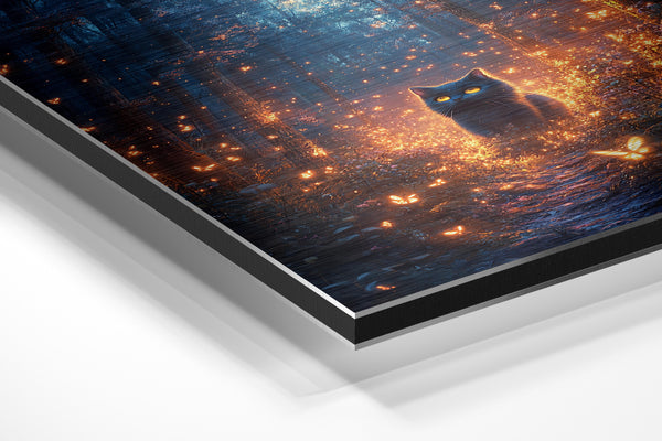 Enchanted Cat in Forest