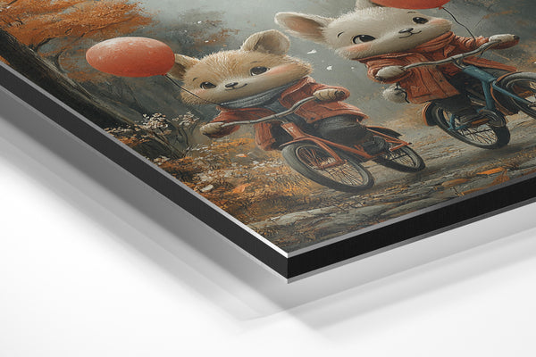 Cycling Bunny Friends