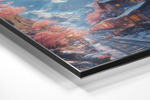 Mountain Railway Snowfall