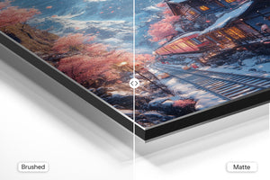 Mountain Railway Snowfall