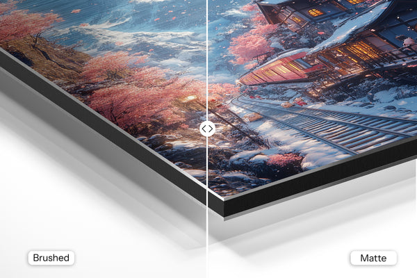 Mountain Railway Snowfall