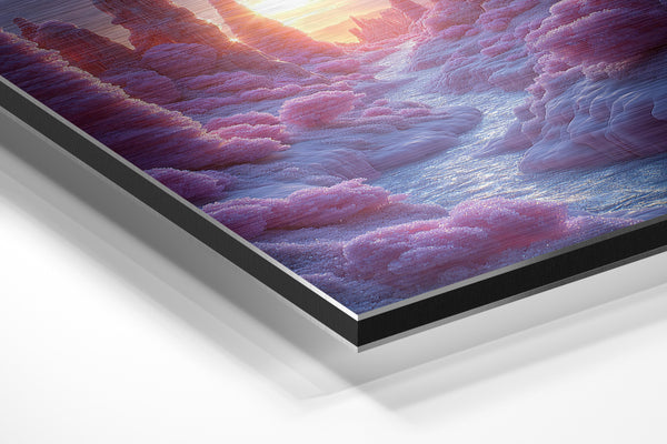 Frosted Valley Sunset