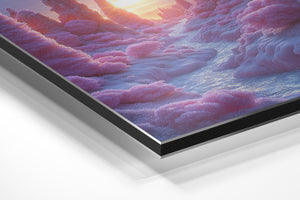 Frosted Valley Sunset