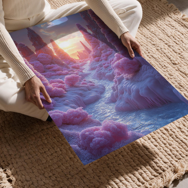 Frosted Valley Sunset