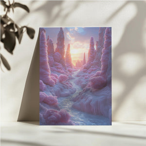 Frosted Valley Sunset