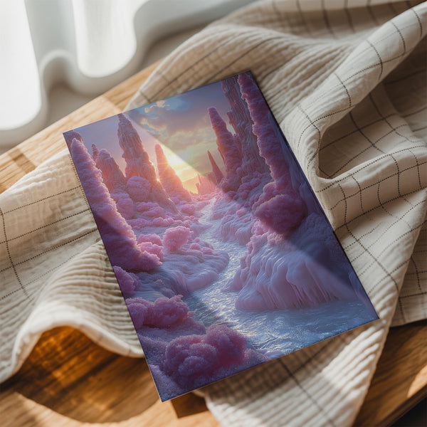 Frosted Valley Sunset