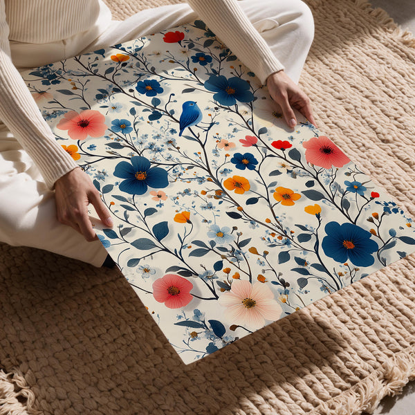 Floral Songbird Design