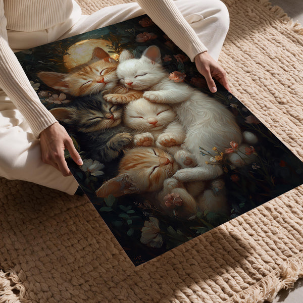 Kitten Moonlight Dream